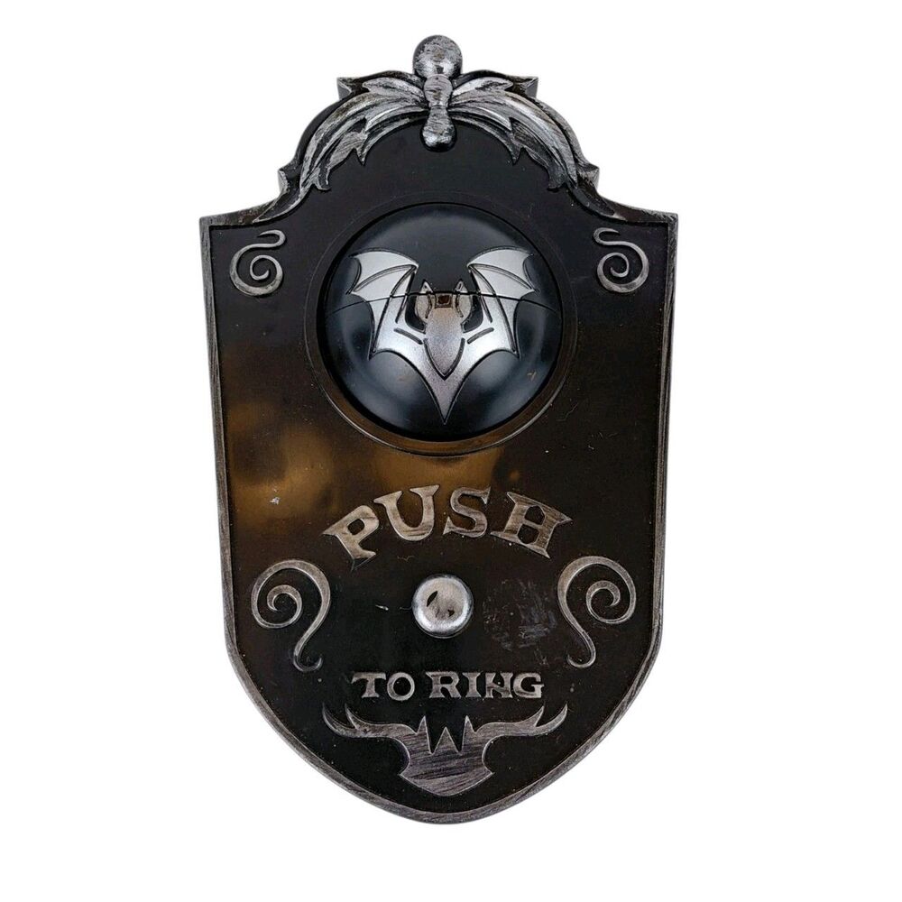 Gemmy Eyeball Doorbell Animated Halloween Animatronic Spooky Sound Haunted
